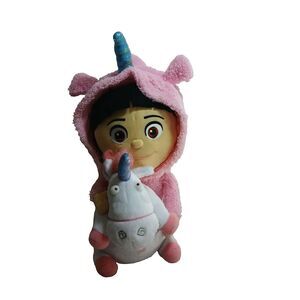 Despicable Me Agnes Unicorn Stuffed Plush Pink Costume Minion Mayhem Universal